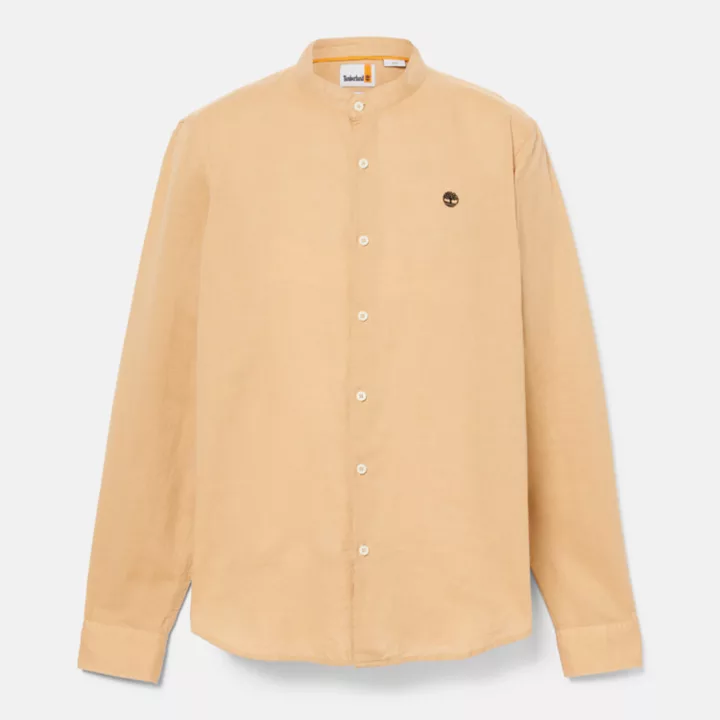 Chemise à col officier Lovell pour homme en jaune