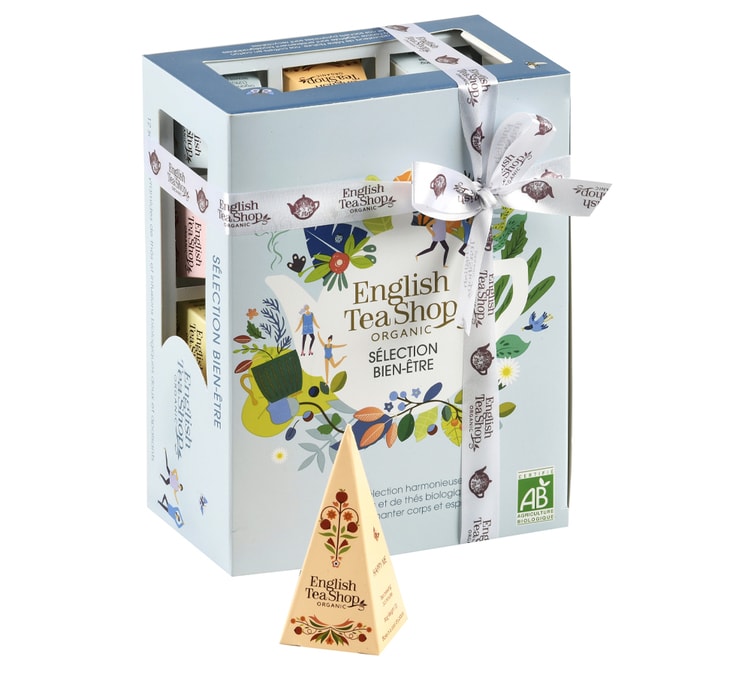 Coffret Collection Bien Etre Bio 12 sachets pyramides - English Tea Shop
