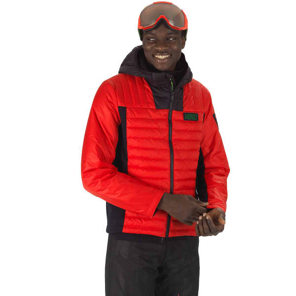 Doudoune ski ROSSIGNOL HERO HYBRID LIGHT JKT NEON RED