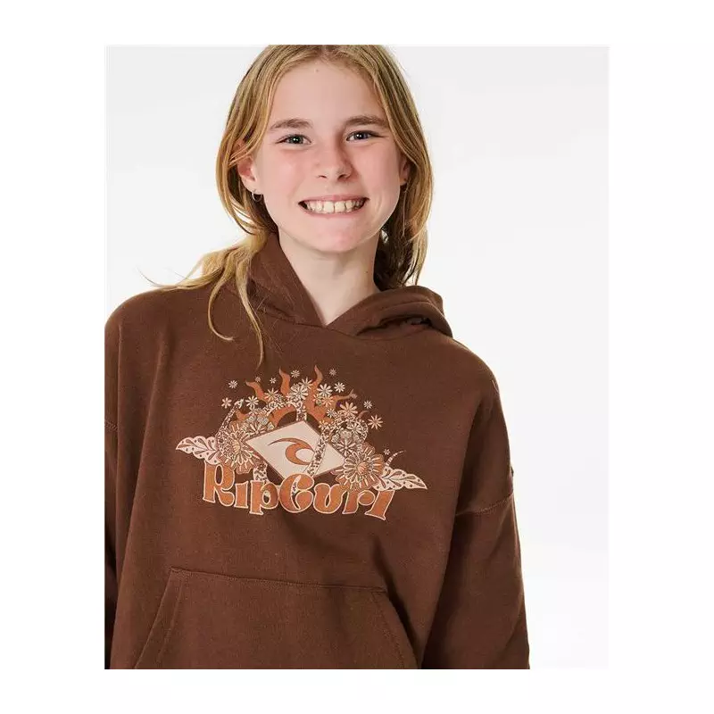 Sweat junior RIPCURL Sun Catcher Hood -Girl Brown