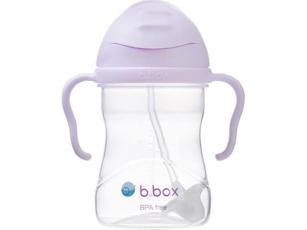B.Box Innovativ vannflaske med Boysenberry 6m sugerør + B.Box
