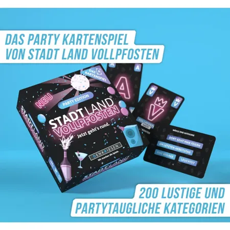 Denkriesen Stadt Land Vollpfosten® Party Edition – 