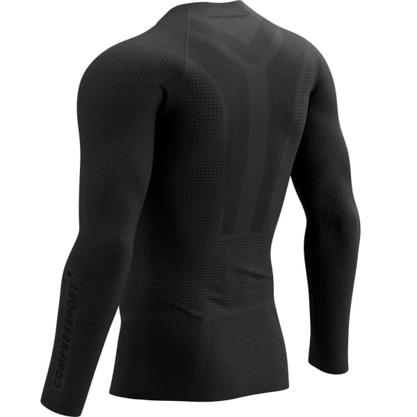 T-shirt thermique COMPRESSPORT ON/OFF BASE LAYER LS TOP BLACK