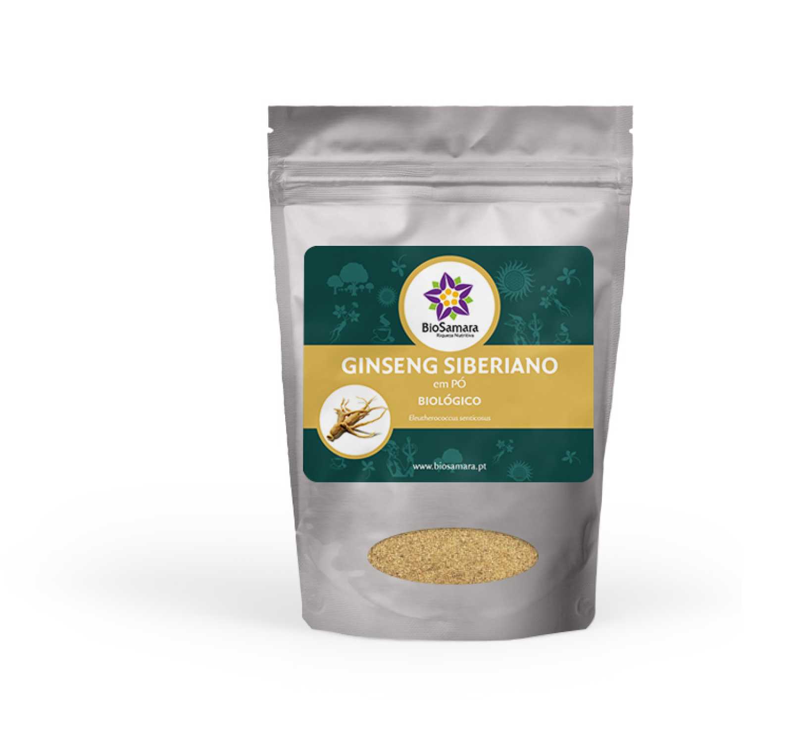 Pó de raiz de gengibre siberiano Biosamara 125g