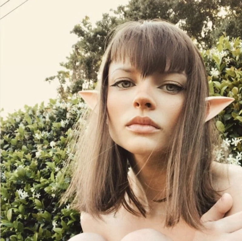 (1 Paar) 10cm Kunst Ohren Fasnachts Kostüm Zubehör Fairy Ears Elfenohren Motto Party Accessoire Halloween Foto Requisite