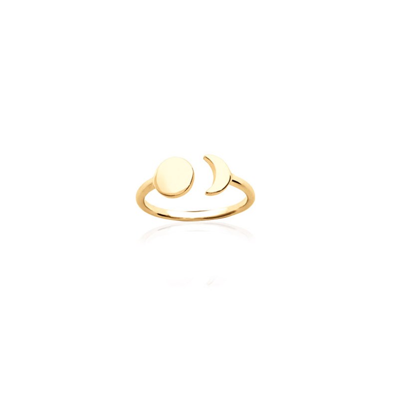 Bague en plaqué or jaune ANAËLLE - BIJOUX PRIVÉS DISCOVERY