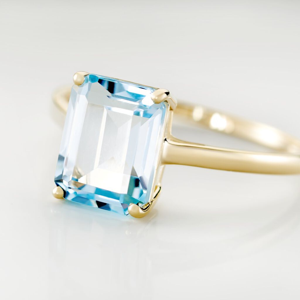 Bague Or Jaune Faraj Topaze