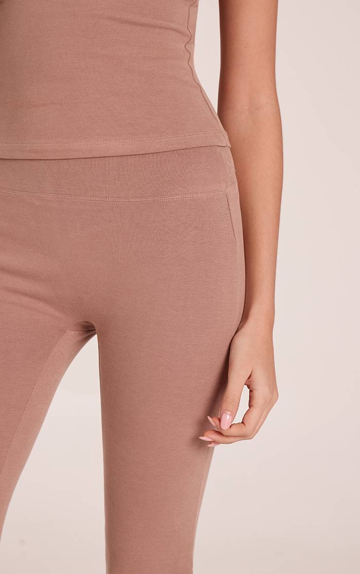 Moka Pantalon De Yoga Évasé En Coton Doux Plt