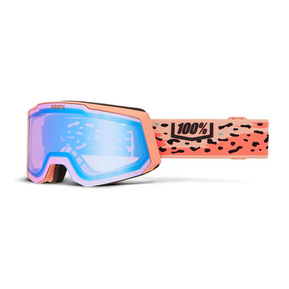 100 percent SNOWCRAFT S HIPER - Masque ski + écran supplémentaire Femme safari/peach