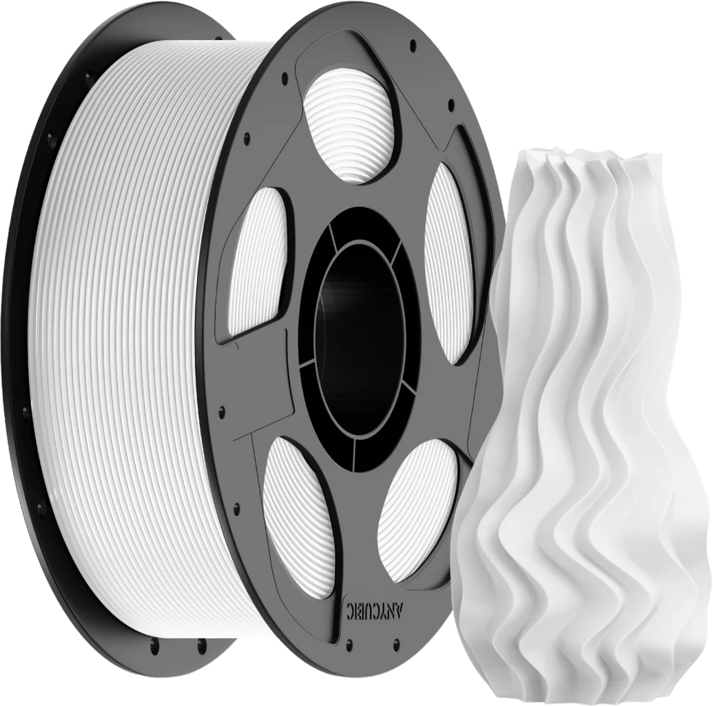Anycubic  PLA Basic White, 1,75 mm / 1000 g    Leicht zu druckendes PLA in Weiß