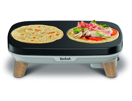 TEFAL - Crêpière PY900D12 Crêpière Gourmet 2 plaques Tefal