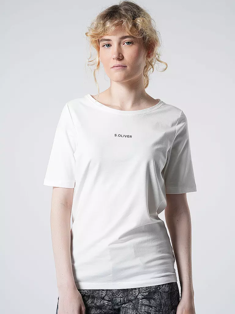 S.OLIVER T-Shirt  weiss