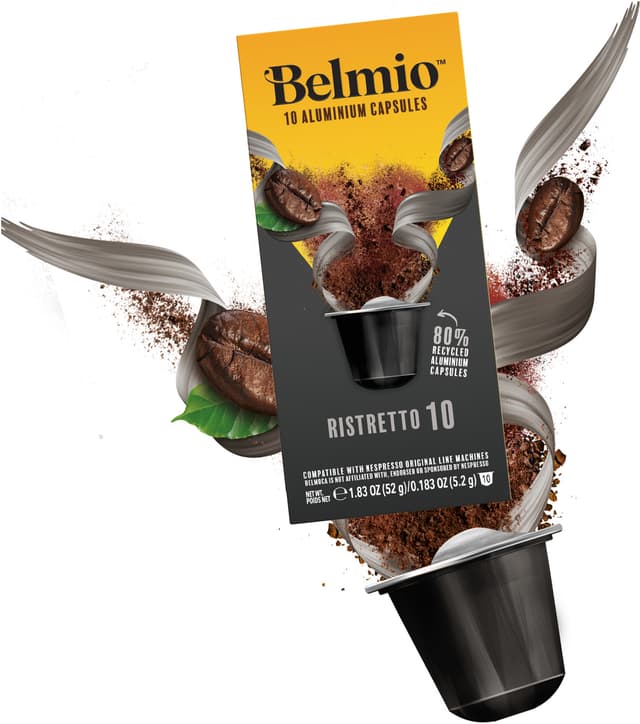 Belmio Ristretto kaffekapsler til Nespresso (10 pakker)