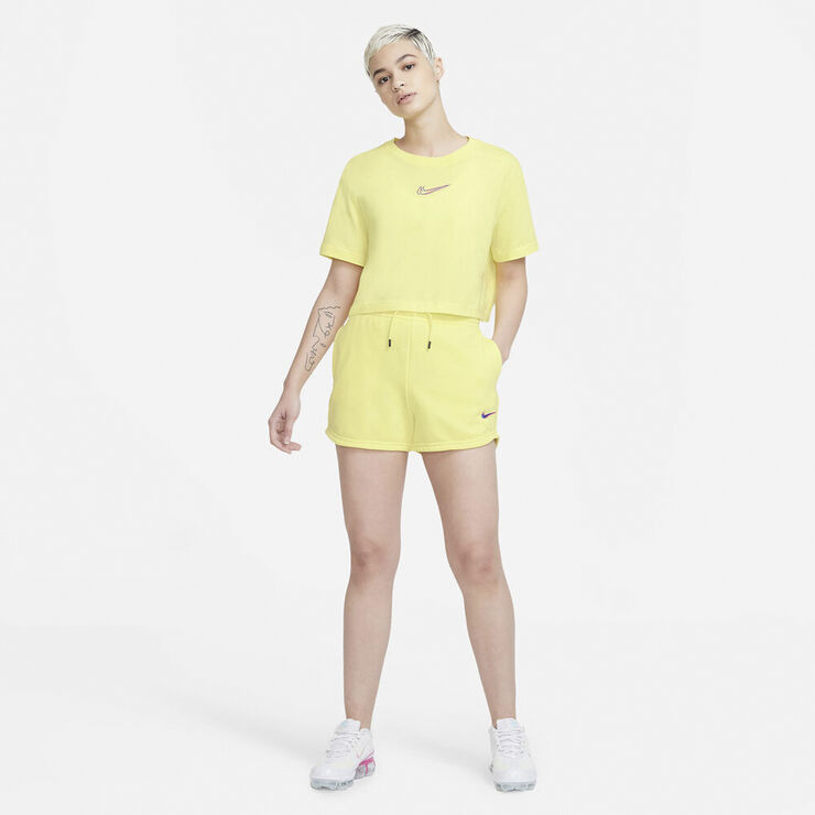 Nike Sportswear Cropped T Shirt Gul