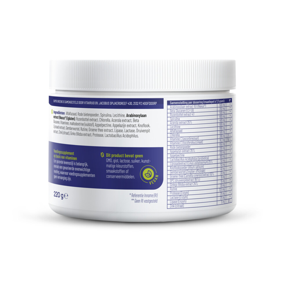 Vitakruid Super Greens 220 gr