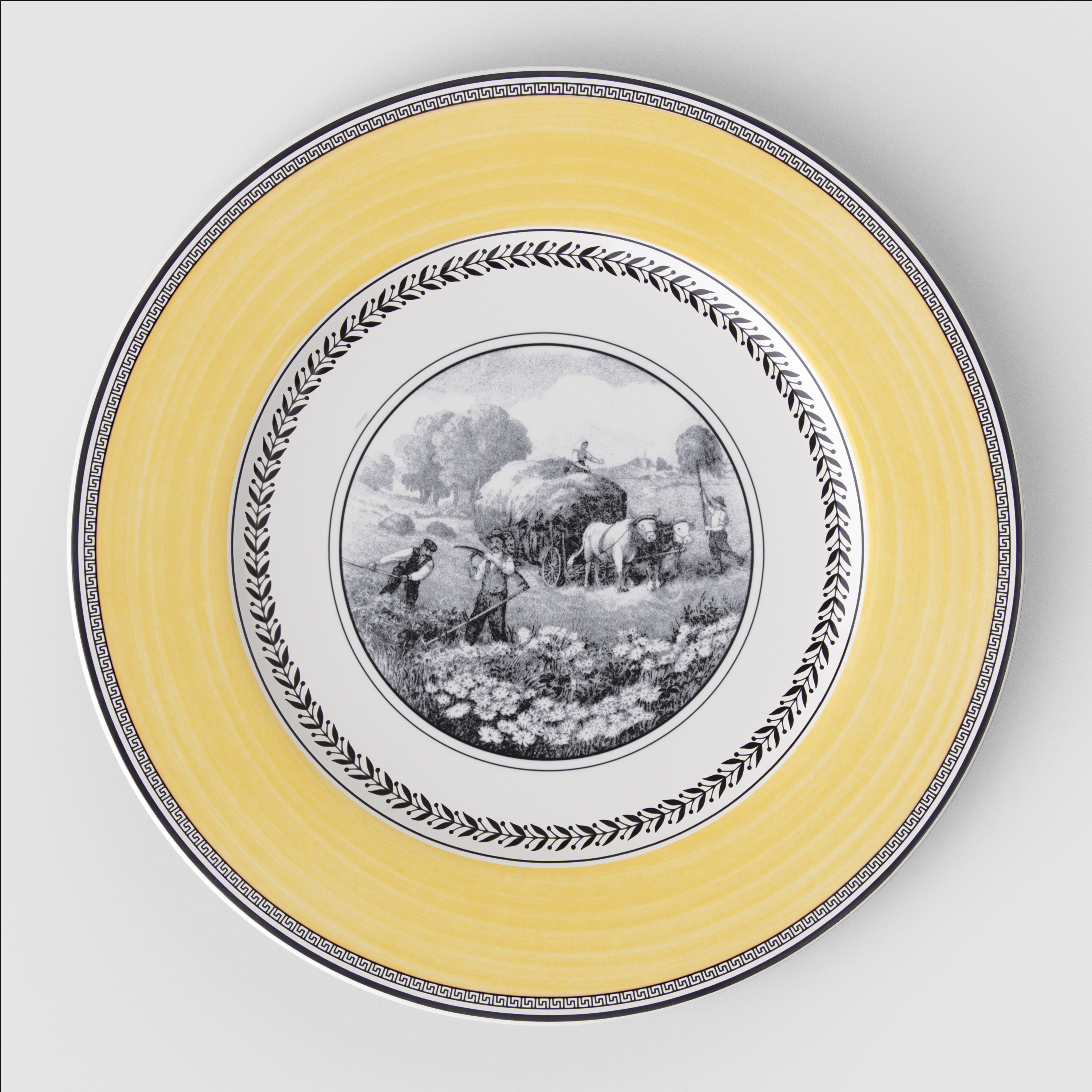 Audun Charger plate Multi-colored, 12.1'', Premium Porcelain