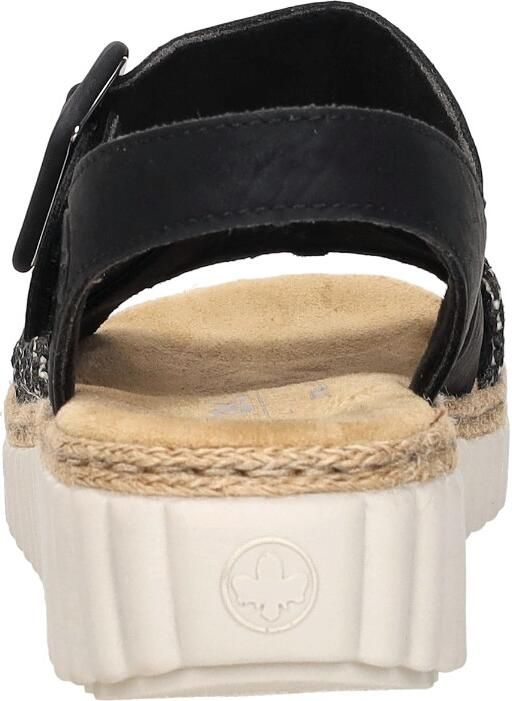 Rieker Sandalen met sleehak Sandalen