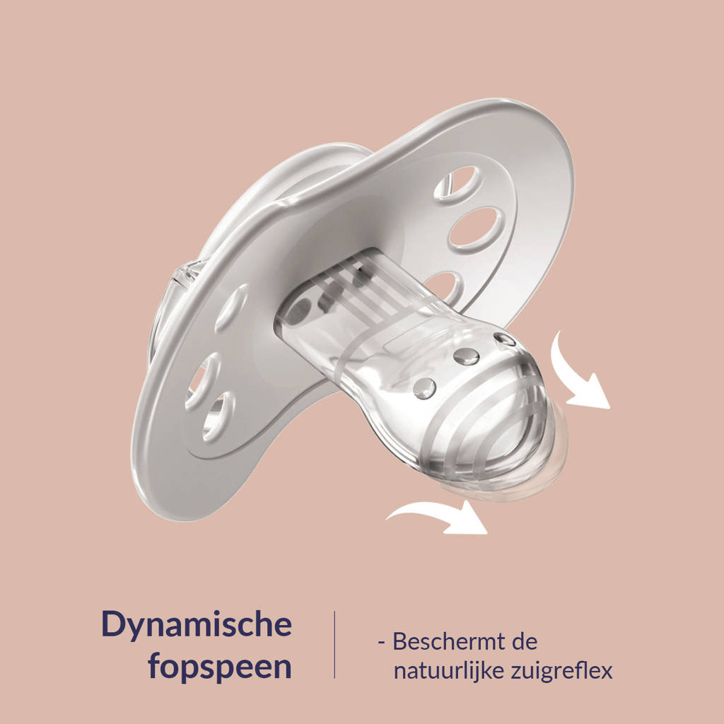 Had meer verwachtDynamische fopspeen - 6 tot 18 Maanden - Beige & Bruin