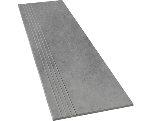 Porseleinen steengoed traptegel HOMEtek antraciet mat 30 x 120 cm