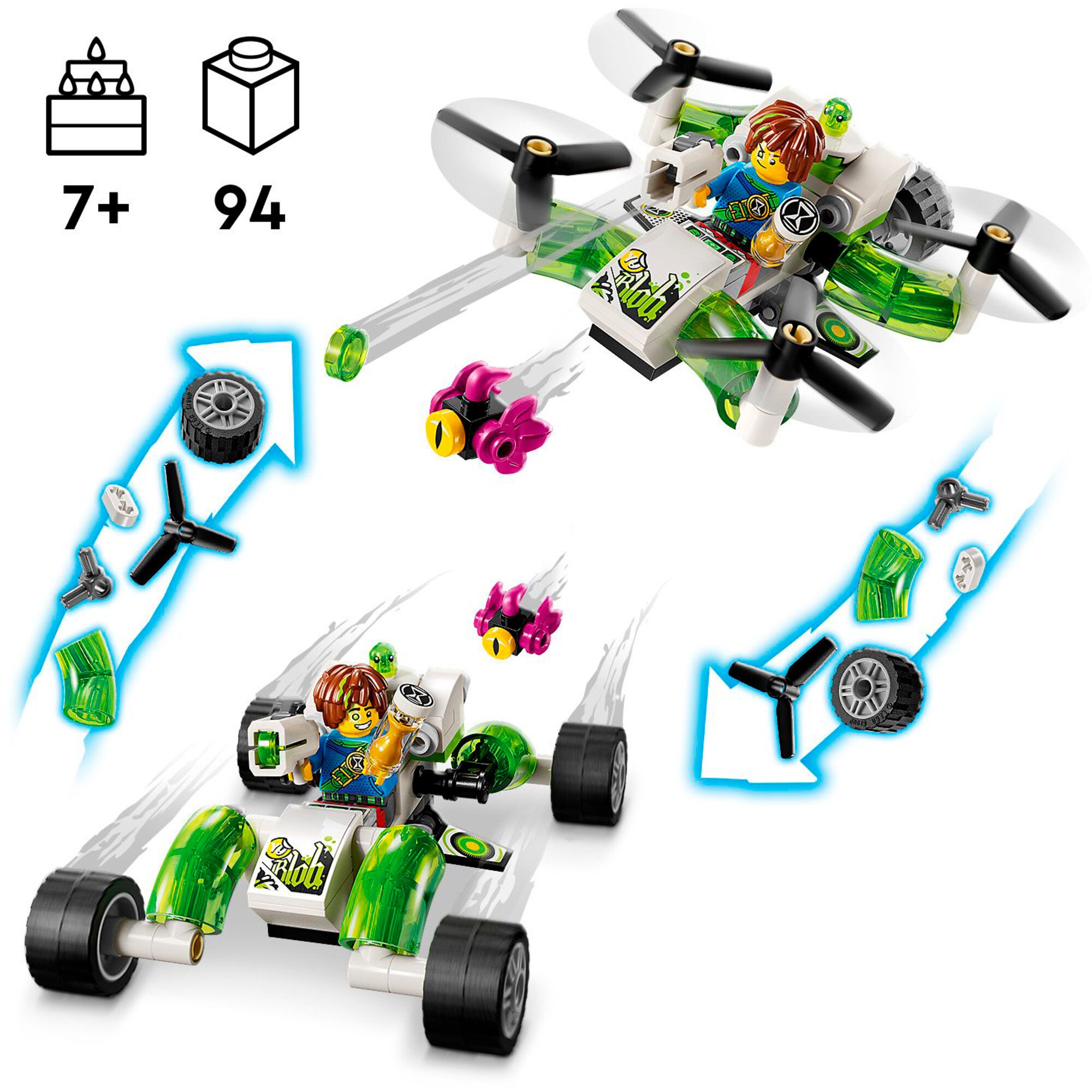 LEGO Konstruktionsspielzeug DreamZzz Mateos Geländeflitzer