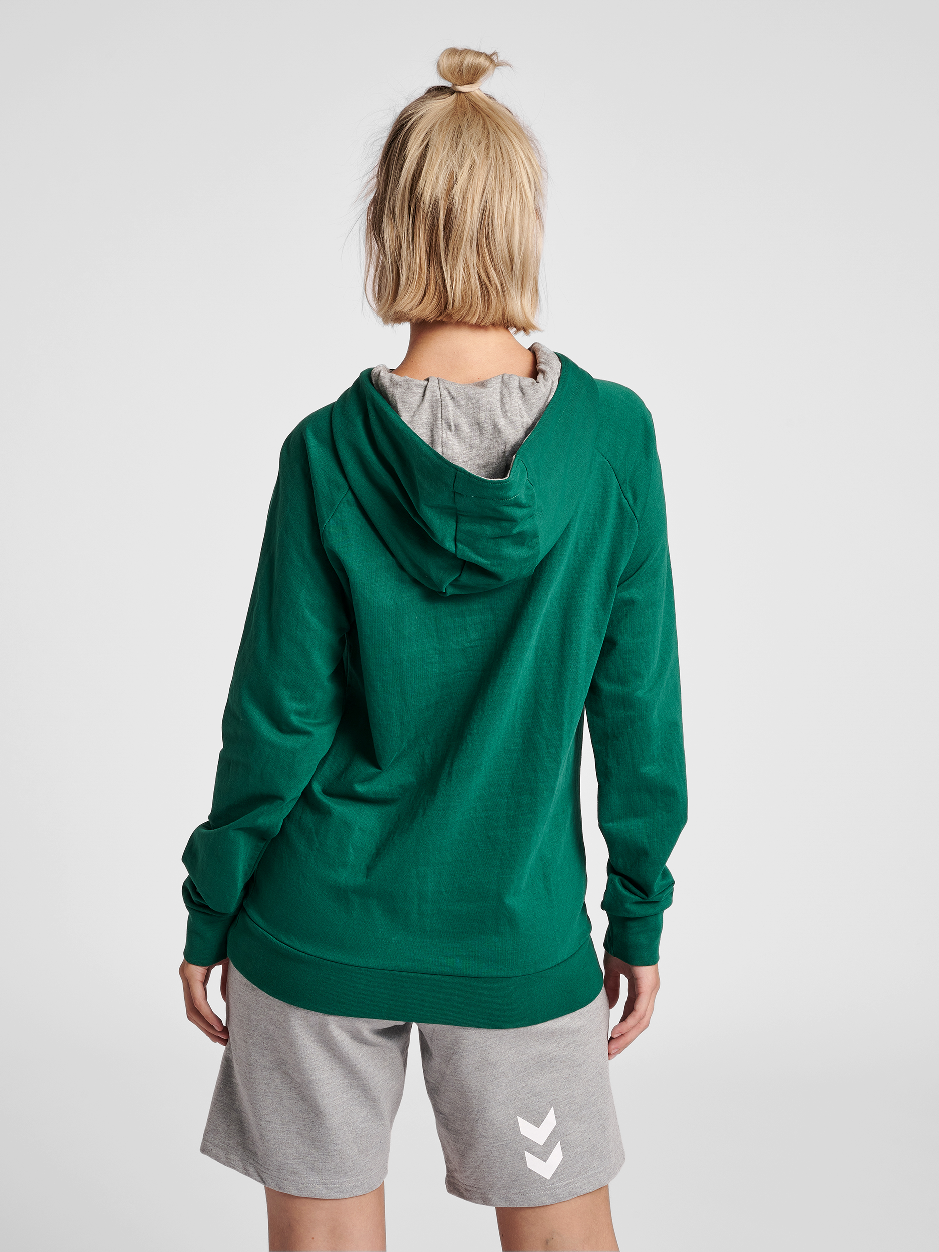 HUMMEL GO COTTON LOGO HOODIE WOMAN