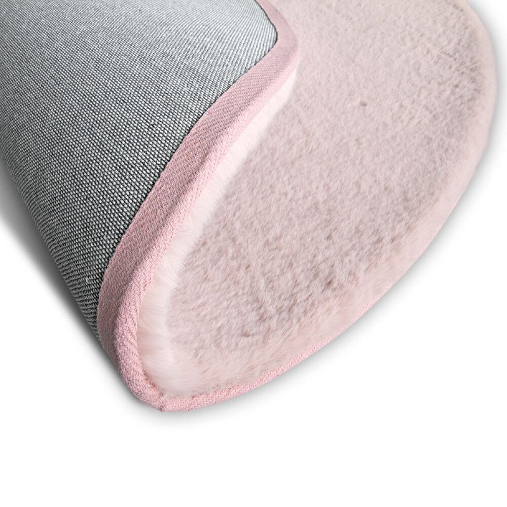 GULVTEPPE SUPERSOFTØ80CM GAMMELROSA