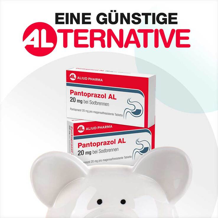 Pantoprazol AL 20 mg bei Sodbrennen, 14 St
