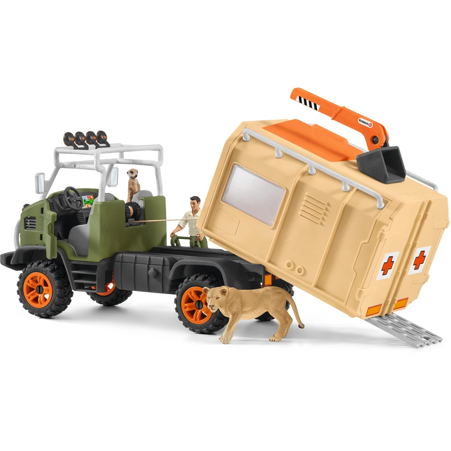schleich® Großer Truck Tierrettung 42475