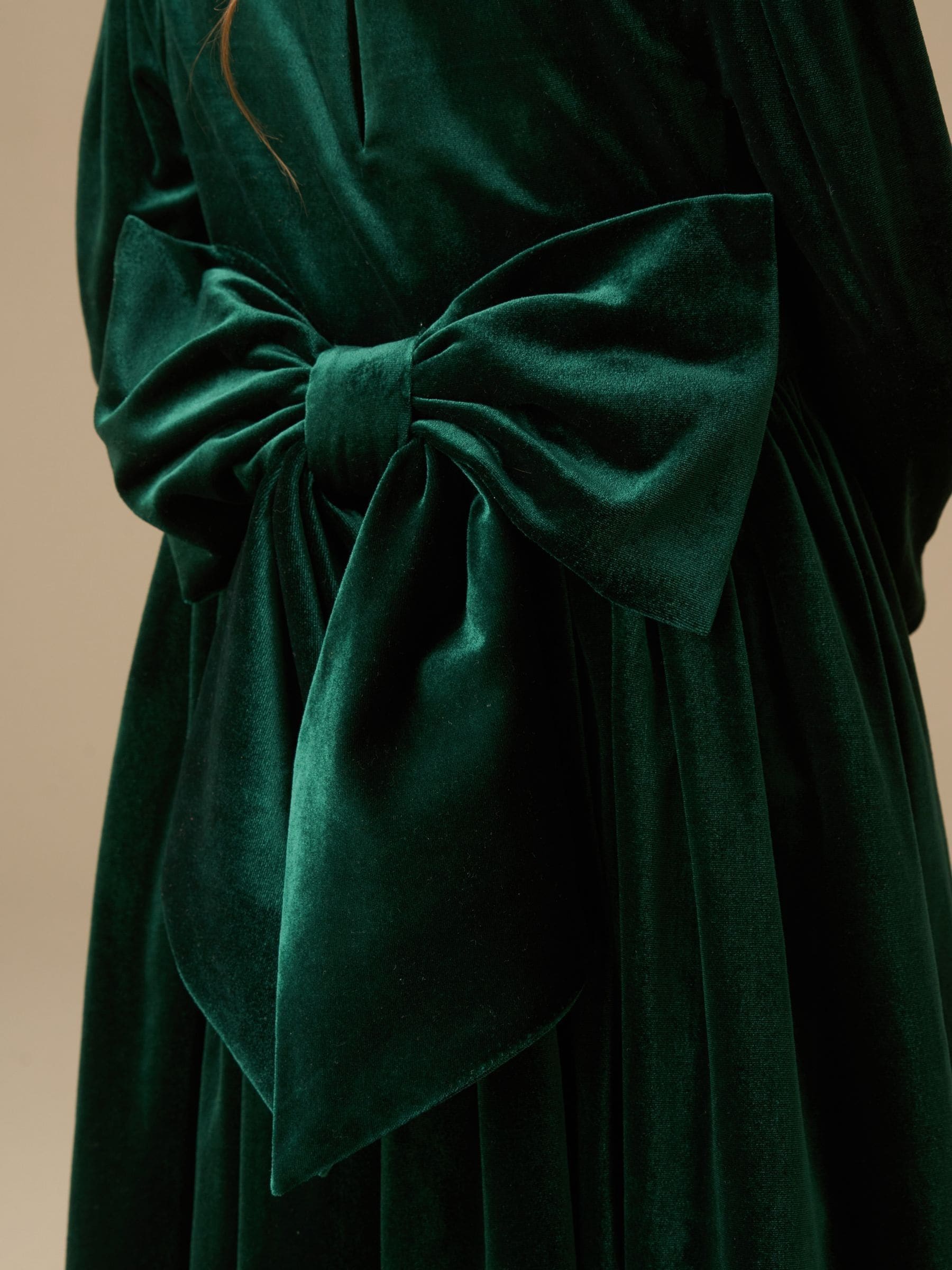 Angel & Rocket Grace Velvet Bow Back Dress
