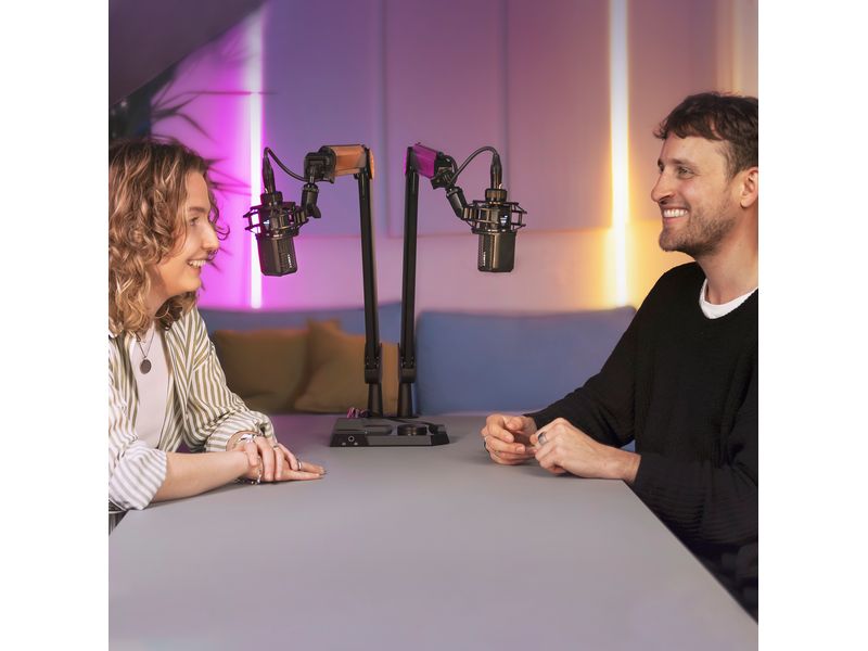 Lewitt Kondensatormikrofon Ray XLR-Mikrofon mit Autofokus für Sprache und Mute by Distance