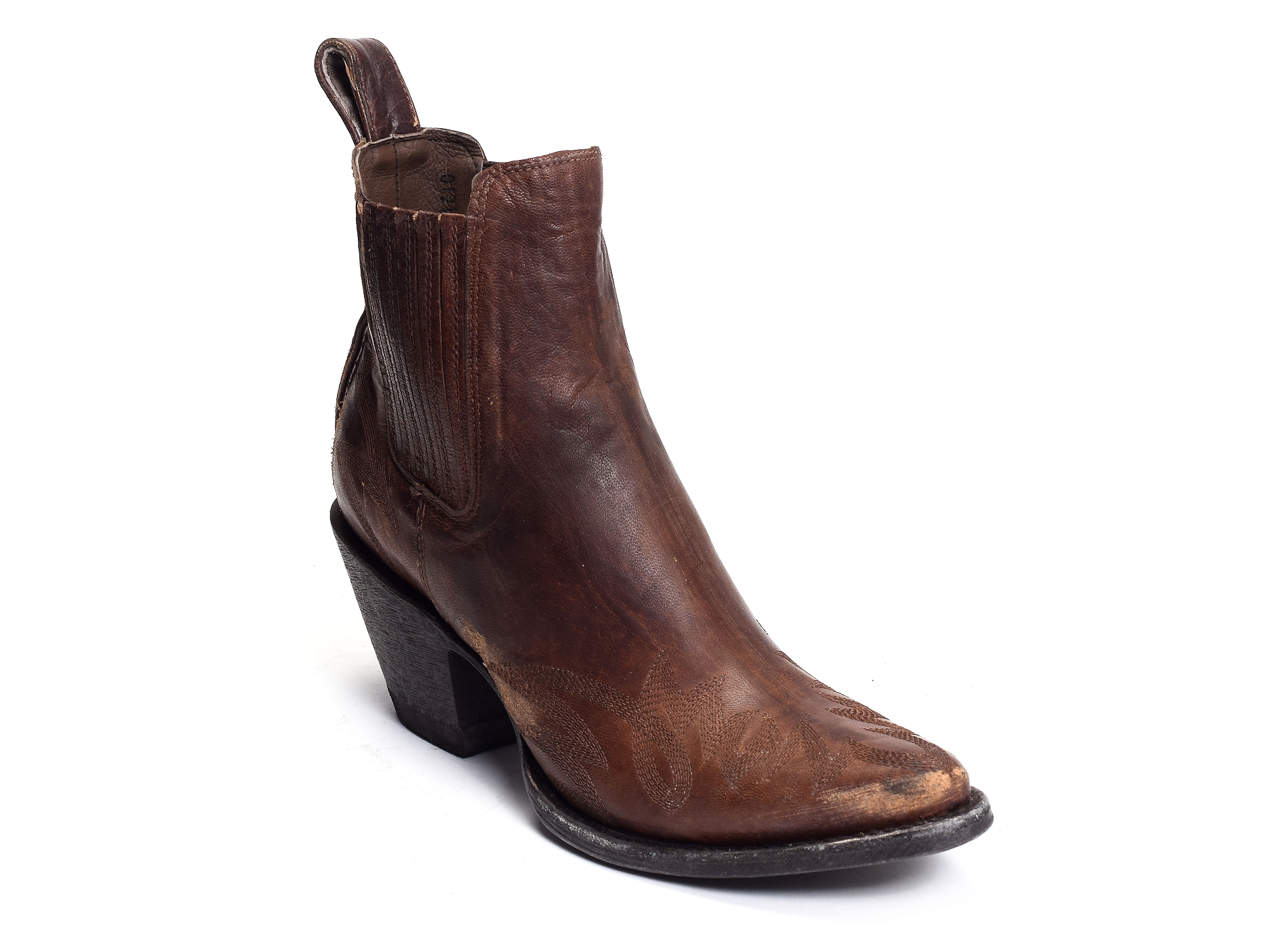 Gaucho long stitch camel