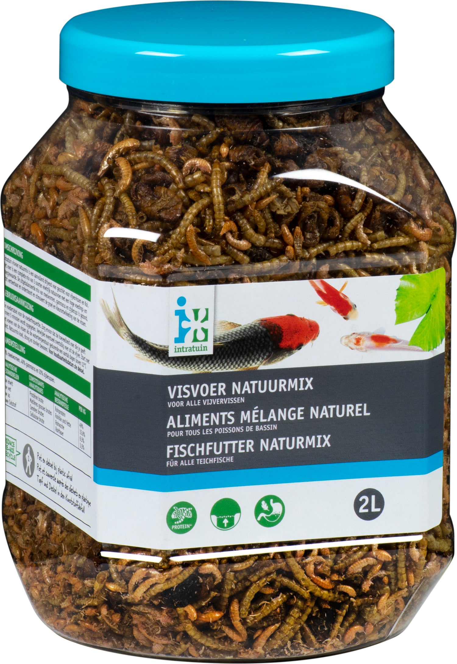 Intratuin visvoer natuurmix 2 L