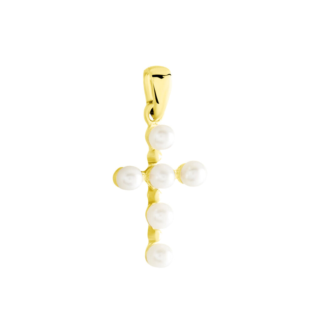 Pendentif Giacinto Or Jaune Perle De Culture