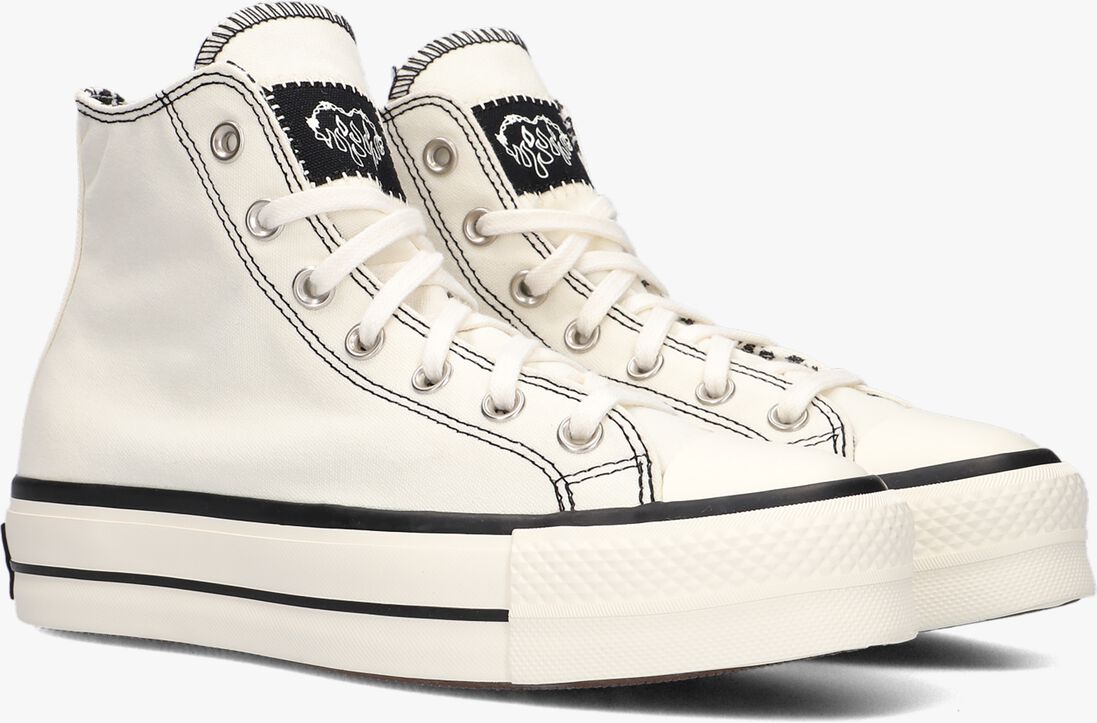 CONVERSE ecru converse hoge sneaker chuck taylor all star lift