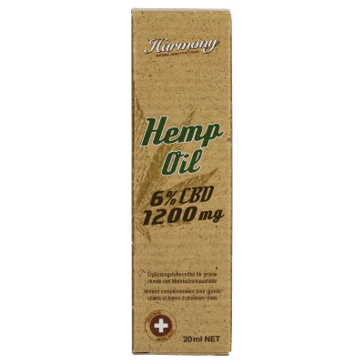 Harmony Pet Natural Hemp Oil 6.0% 20ml