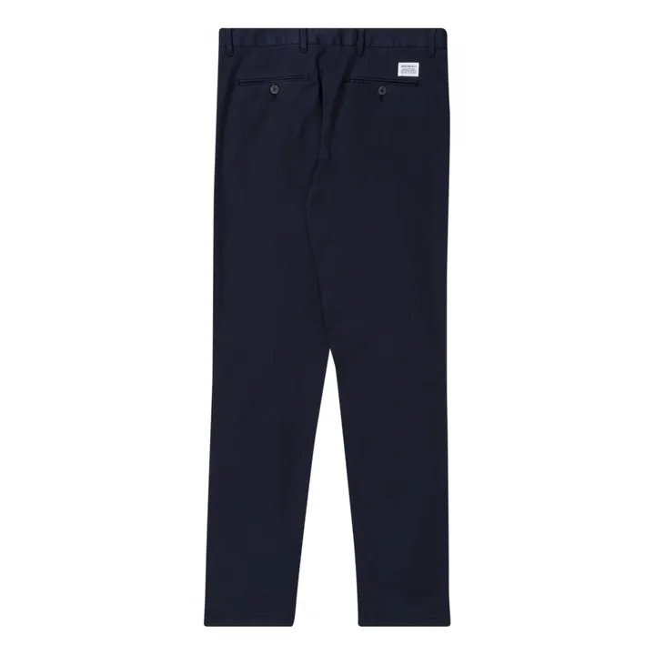 Norse Projects Pantalon Chino Coton Bio Aros Slim  | Bleu marine