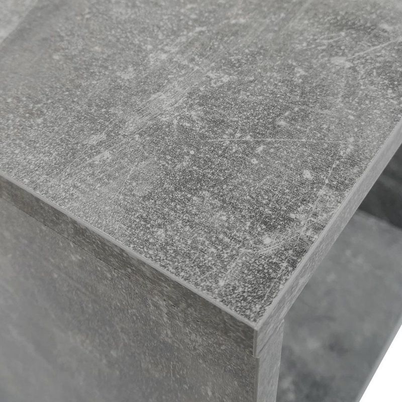 LP Vinyl Opbergkast - Platenkast - Grijs Beton Look - Multifunctioneel Opbergsysteem