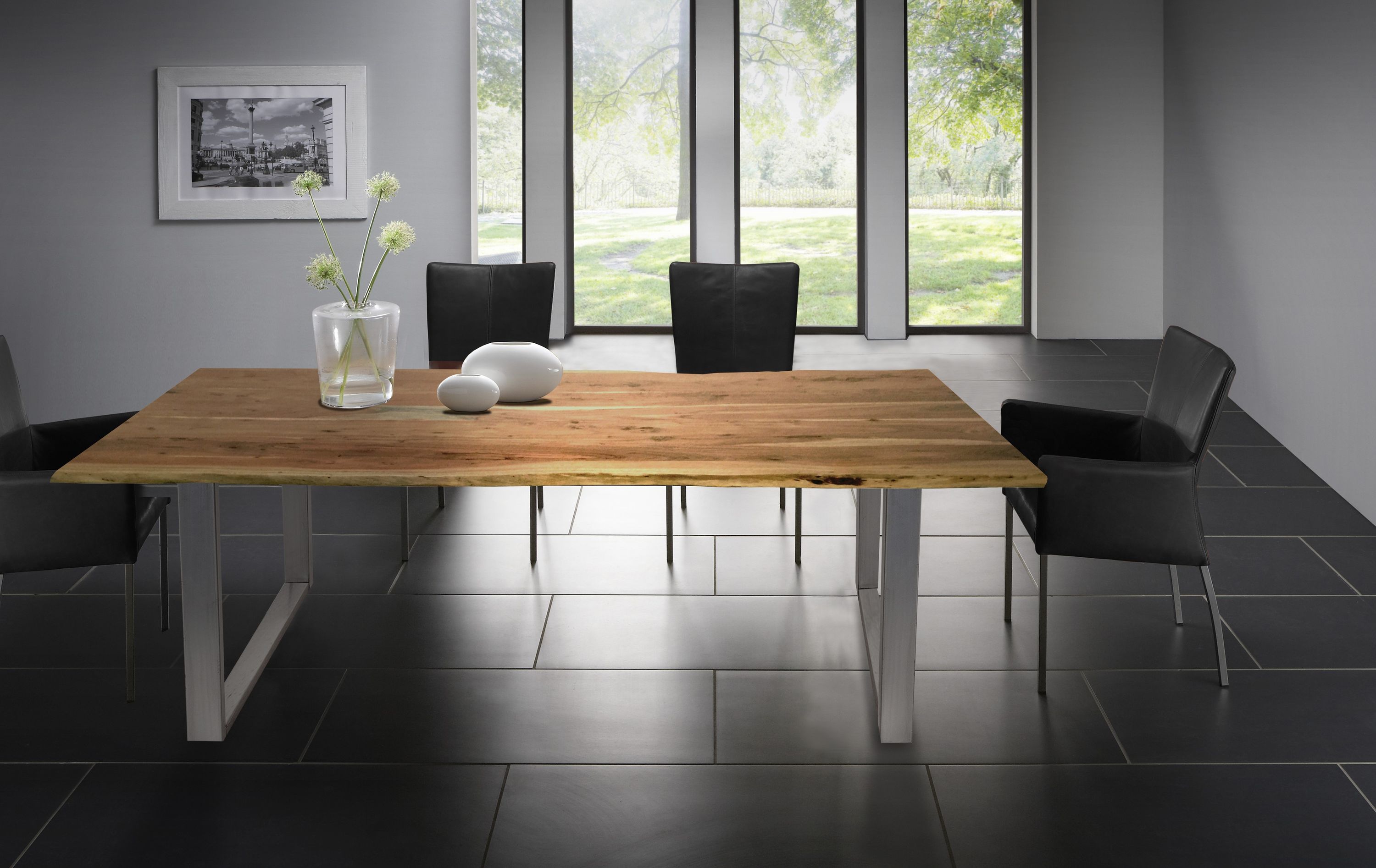 Tisch 140x80 Akazie antikfinish Esstisch Küchentisch Speisetisch Esszimmer