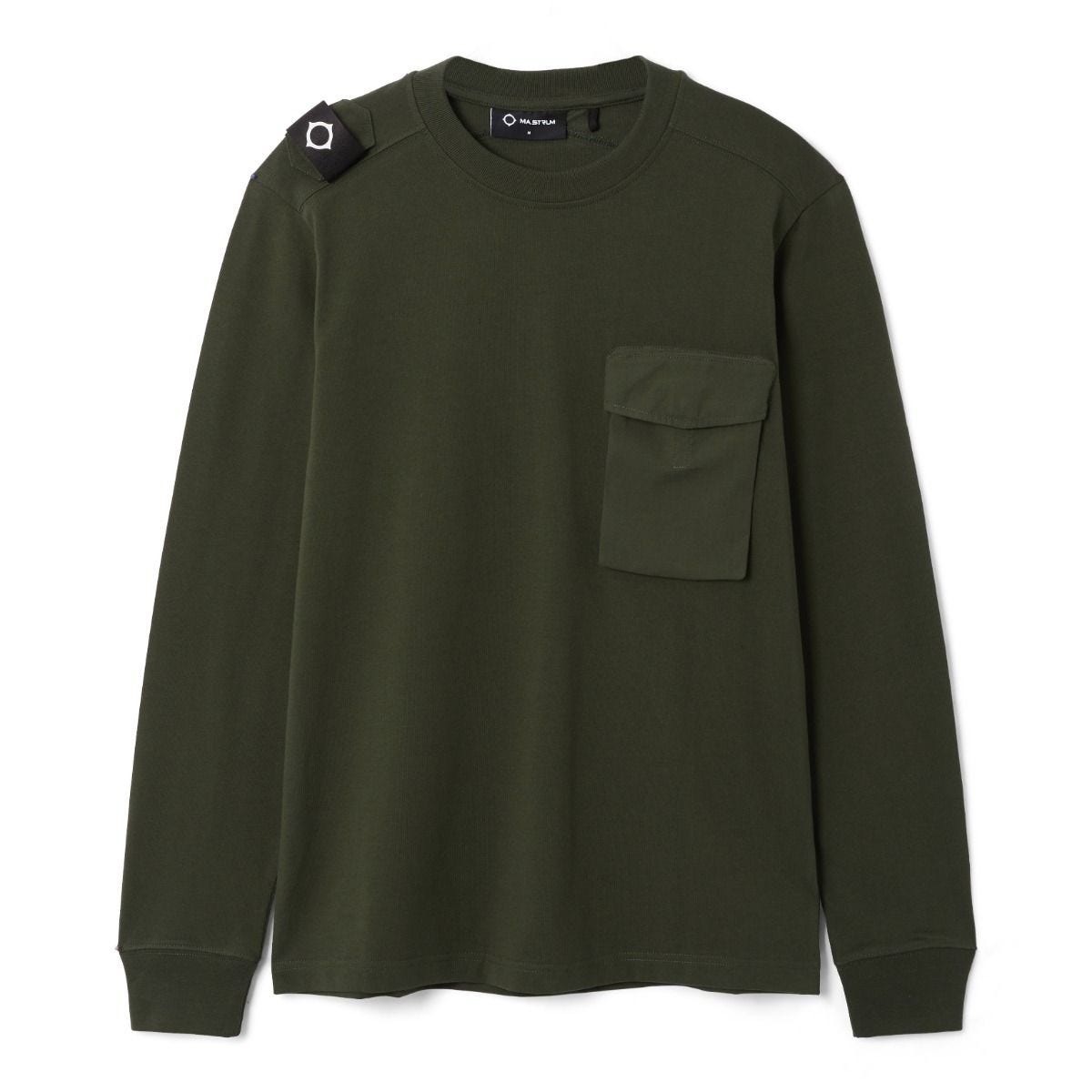 MA.STRUM  LS Cargo Pocket Tee