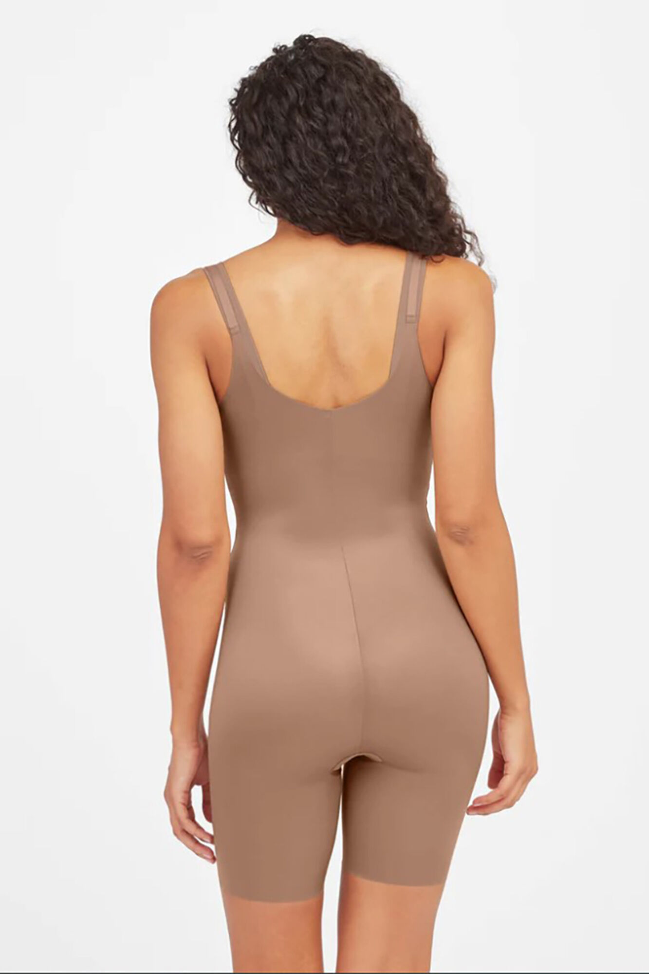 Modelador de corpo com pernas - cor nude