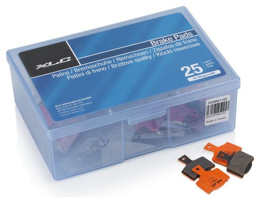 Paire de Plaquettes Organiques XLC BP-032 pour Magura MT 2 / 4 / 6 et 8 (25 Paires)