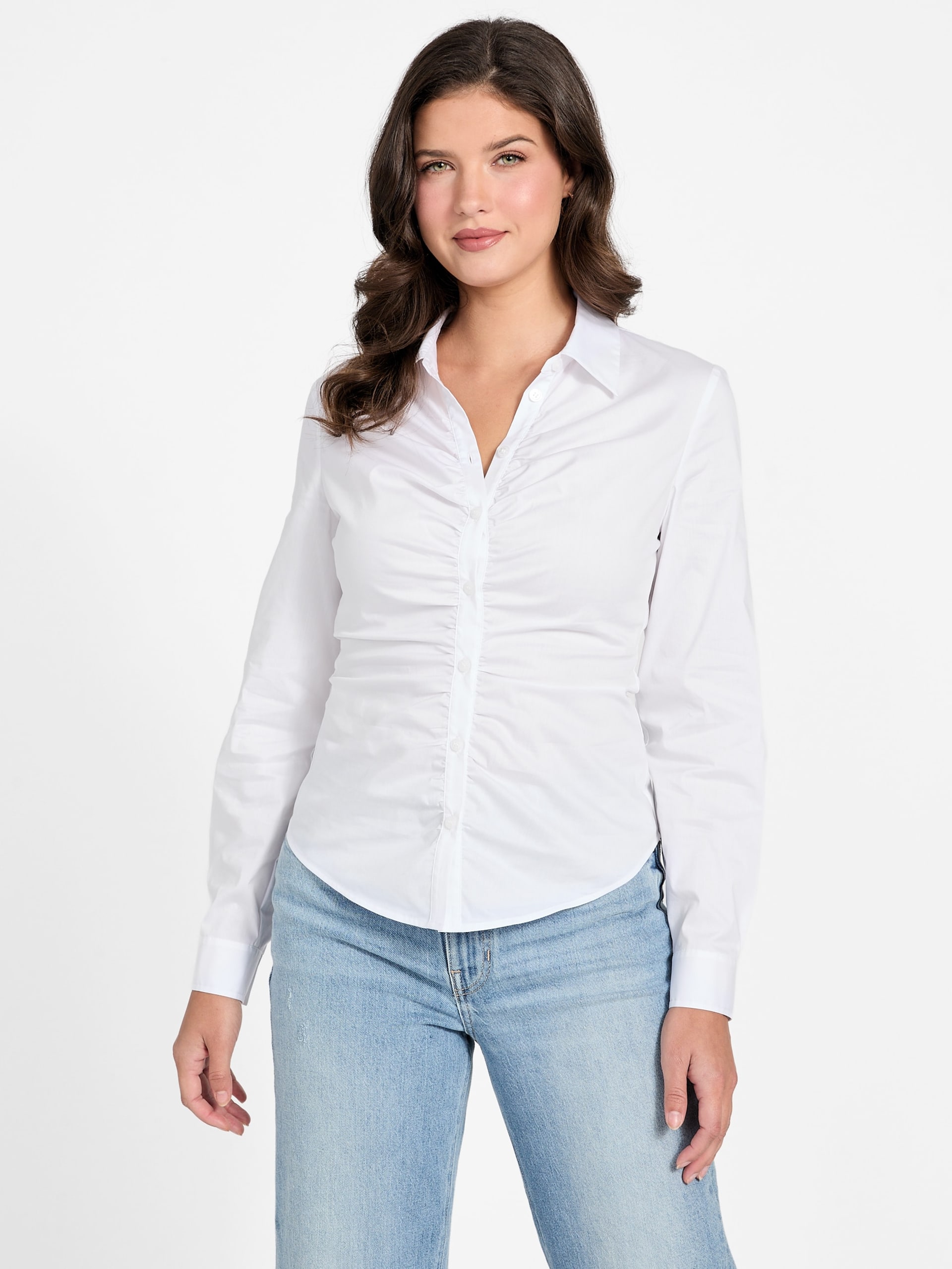 Top Emily Shirred Popeline