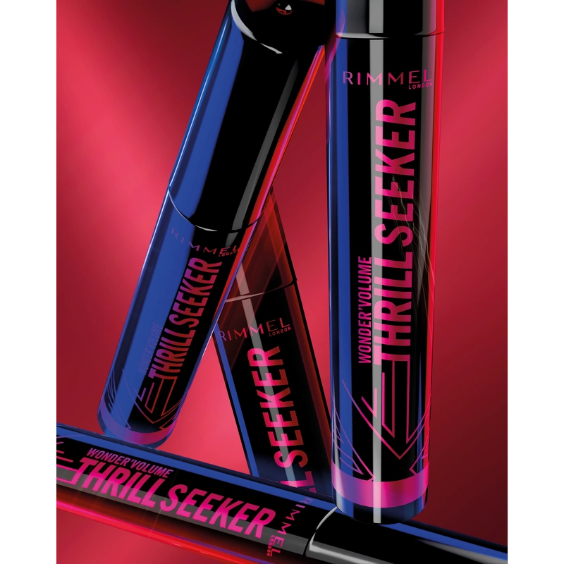 RIMMEL Volume Thrill Seeker Mascara 8 ml - 004 Pitch Black