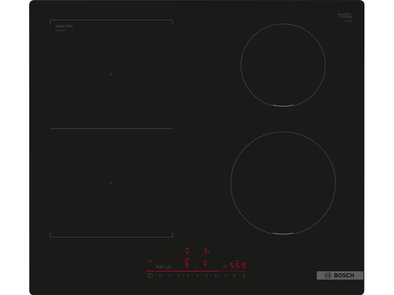 Bosch Induktionskochfeld PVS601HB1E Das flächenbündige Induktionskochfeld für nahtlose Integration in die Küche