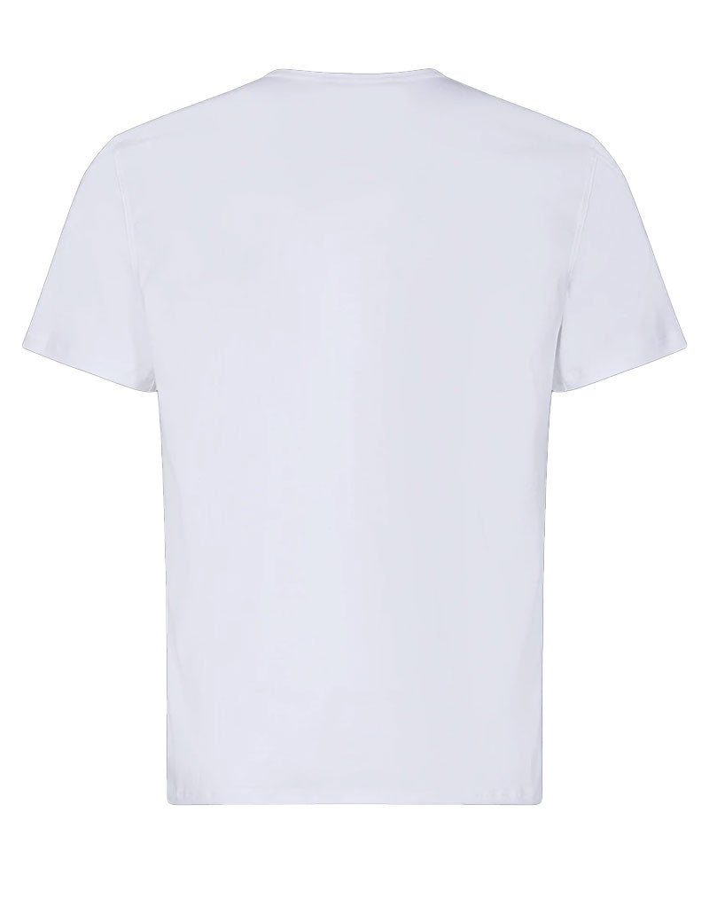MOS MOSH T-SHIRT COL V PERRY CRUNCH BLANC