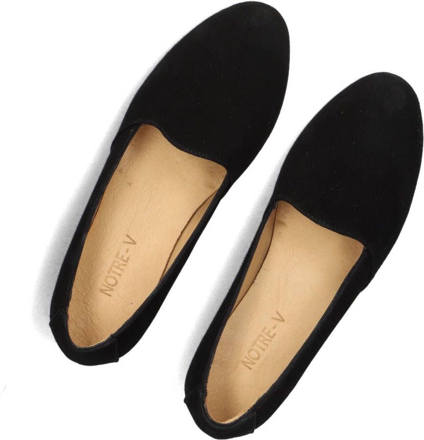 Notre-V 11869 Loafers Instappers Dames Zwart
