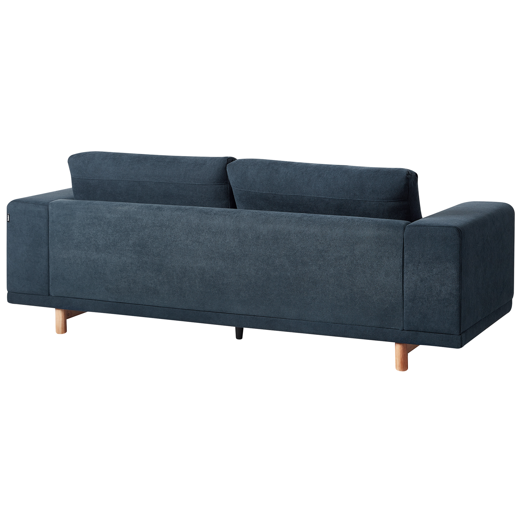 Beliani - NIVALA - Driezitsbank - Donkerblauw - Polyester