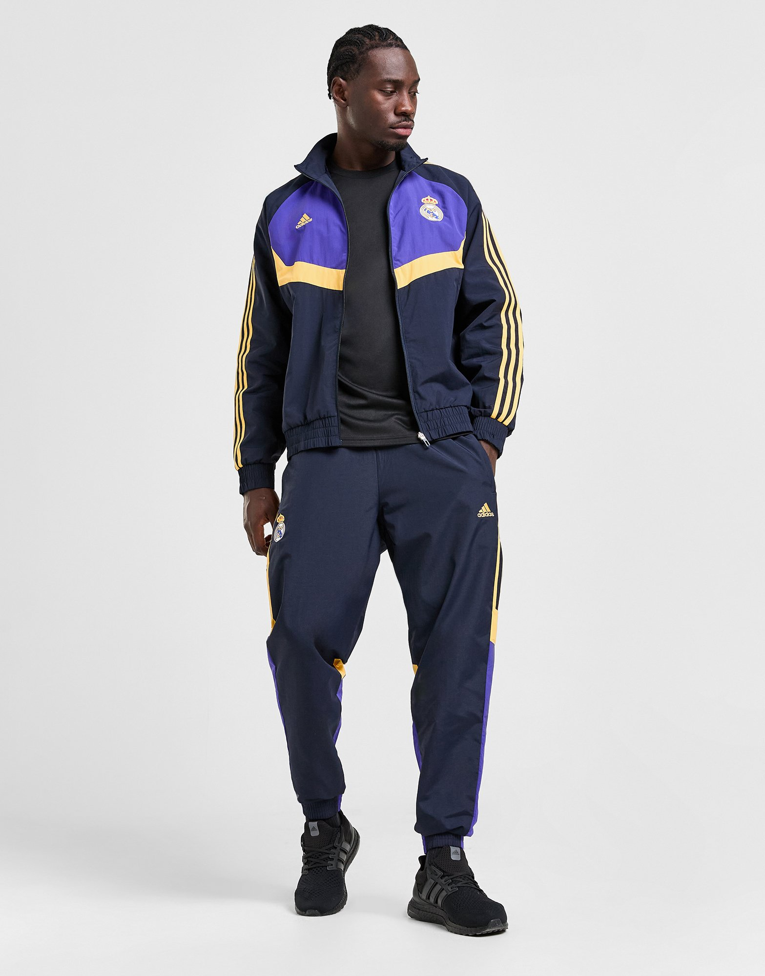adidas Veste de survêtement tissée Real Madrid