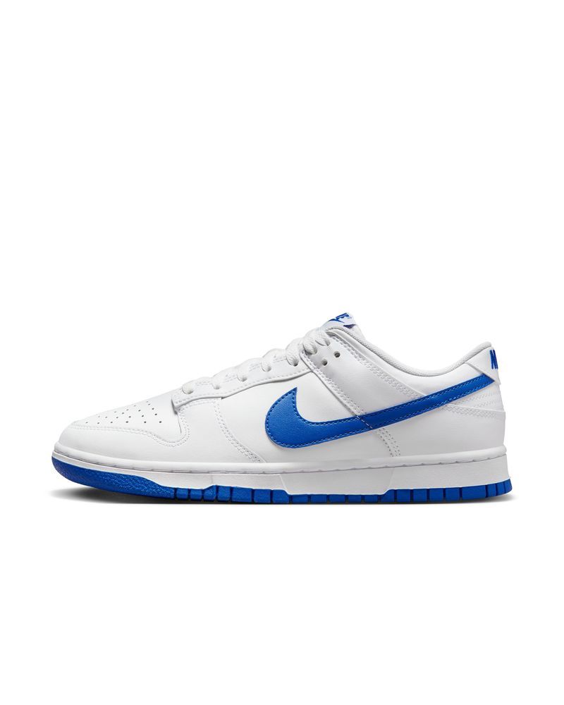 Chaussures Nike Dunk Low Blanc & Bleu pour homme