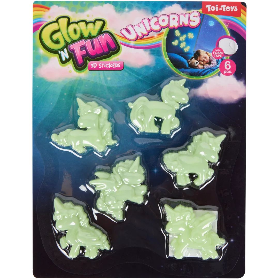 Glow in the dark stickers Diverse varianten
